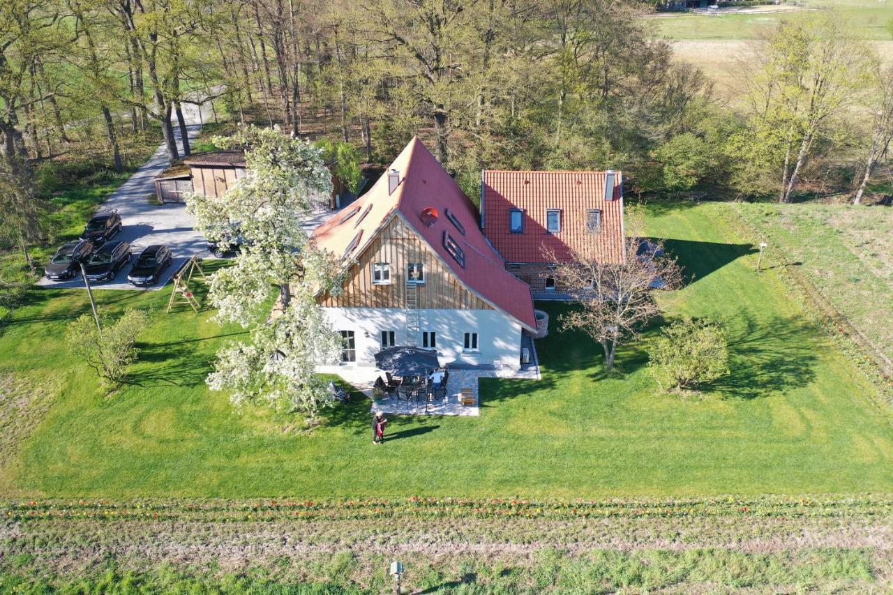 Zum Heuerling Ferienwohung Im Alten Stall Mit Sauna Versmold Exterior foto
